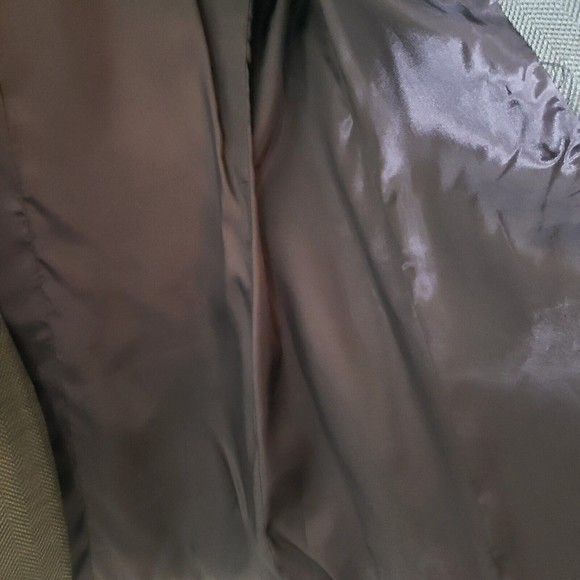 Vintage Chaus Blazer Herringbone Lambswool  Rayon Suit Separate Brown Size 8 - Picture 8 of 16